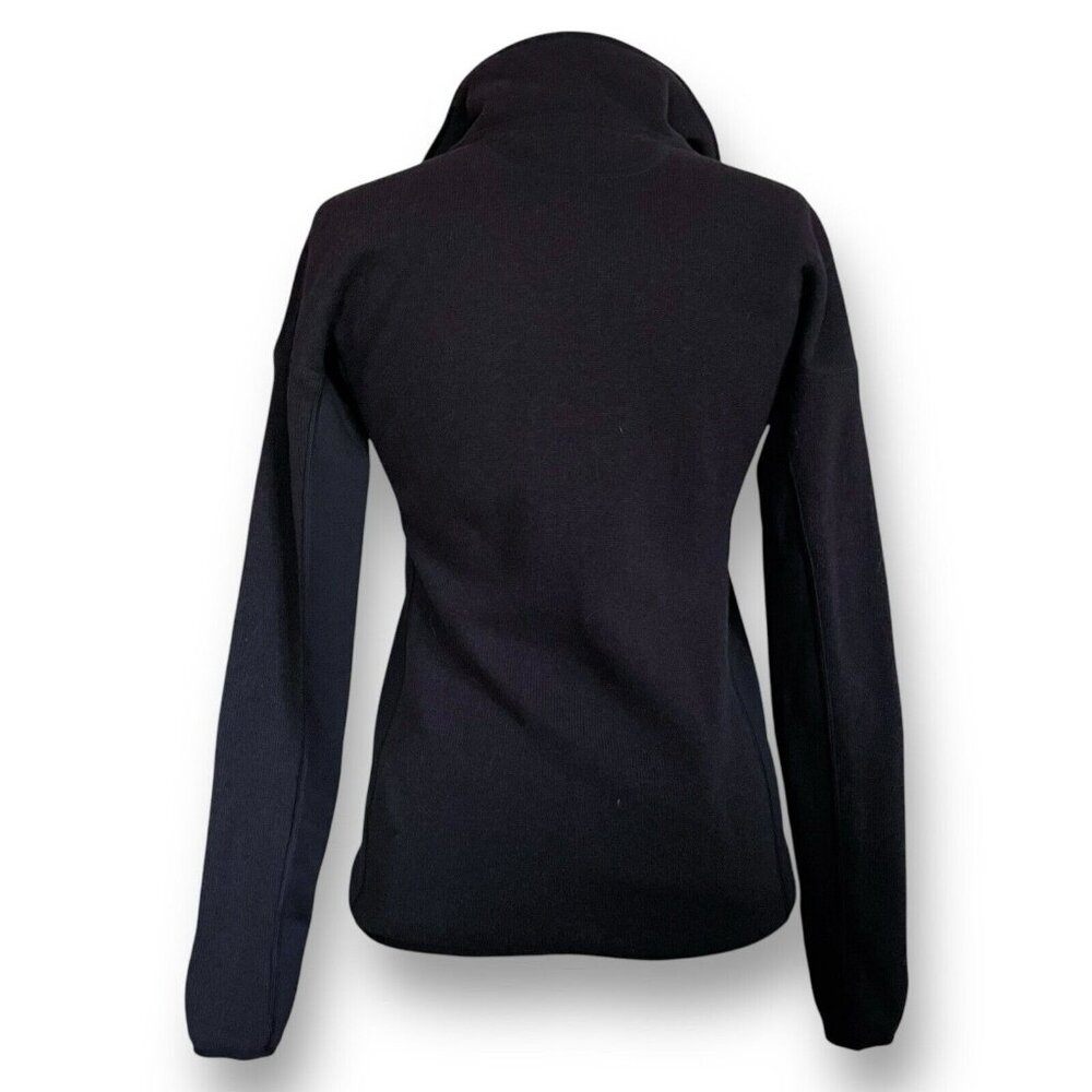 Patagonia Women Performance Better Sweater Jacket Sz Small Black Full Zip Pocket - Picture 5 of 6